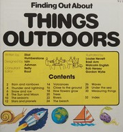 Cover of Things Outdoors (Finding Out About) by Eliot Humberstone