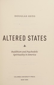 Cover of Altered states by Douglas Osto