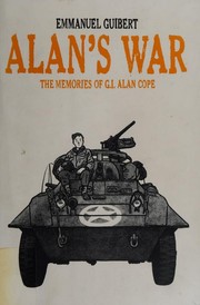 Cover of La guerre d'Alan by Emmanuel Guibert