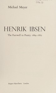 Cover of Henrik Ibsen by Michael Leverson Meyer
