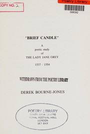 Cover of Brief Candle by Derek Bourne-Jones