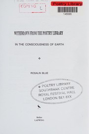 Front cover of In the consciousness of Earth by Rosalin Blue