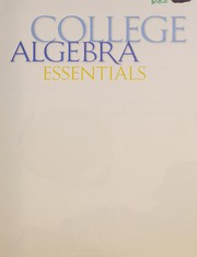 Cover of College algebra essentials by John W. Coburn