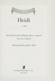 Front cover of Heidi by Lisa R. Church