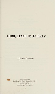 Cover of Lord, teach us to pray by Tom Harmon