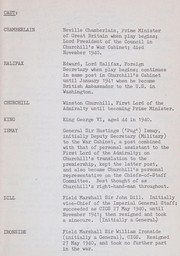 Front cover of Churchill and the generals by Ian Curteis