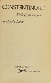 Cover of Constantinople by Harold Lamb