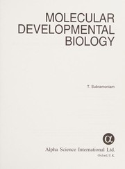 Cover of Molecular Developmental Biology by Subramoniam