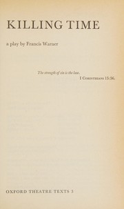 Cover of Killing time by Francis Warner