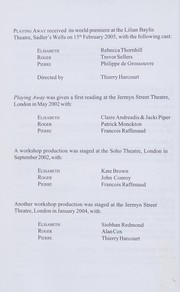 Cover of Playing Away by Chris Sykes