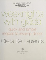 Cover of Weeknights with Giada by Giada De Laurentiis