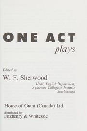 Cover of Seven one act plays by Unknown