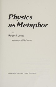 Cover of Physics as metaphor by Jones, Roger S.
