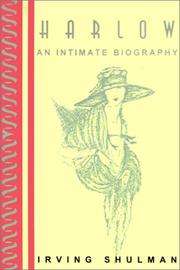 Front cover of Harlow by Irving Shulman