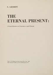 Cover of The eternal present by Sigfried Giedion