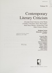 Front cover of CLC Volume 94 Contemporary Literary Criticism by Doris Shannon