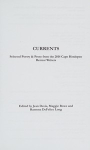 Cover of Currents by Jean Davis