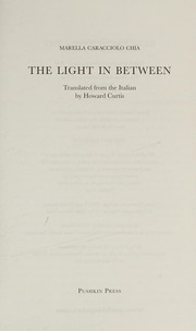 Cover of Light in Between by Marella Caracciolo Chia