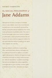 Cover of The social philosophy of Jane Addams by Maurice Hamington