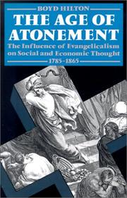 Front cover of The age of atonement by Boyd Hilton