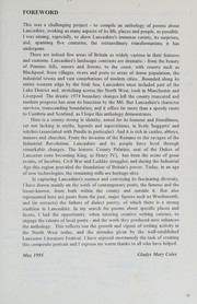 Front cover of Lancashire (England) by Gladys Mary Coles