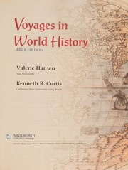 Front cover of Voyages in World History by Valerie Hansen