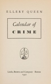 Front cover of Calendar of Crime (Mystery Collection) by Ellery Queen