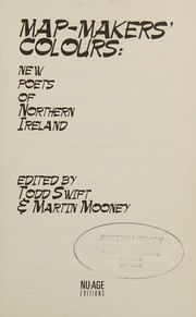 Cover of Map-makers' colours by Todd Swift