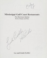 Front cover of Mississippi Gulf Coast Restaurants Post Hurricane Katrina by Lee Eschler