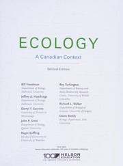 Cover of Ecology by Bill Freedman