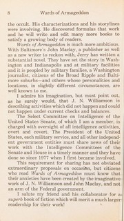 Front cover of Wards of Armageddon by J.N. Williamson