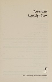 Front cover of Tourmaline by Randolph Stow