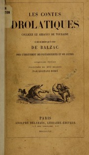 Cover of Les contes drôlatiques by Honoré de Balzac