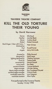 Cover of Kill the old torture their young by David Harrower