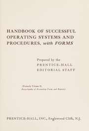 Front cover of Encyclopedia of accounting forms and reports by Prentice-Hall, inc.