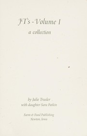 Cover of JT's - volume I by Julie Trusler