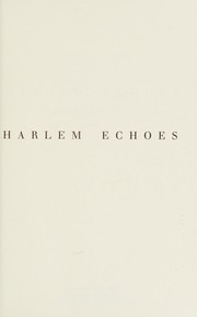 Cover of Harlem Echoes by Frederick C. Tillis