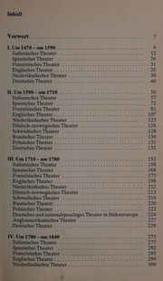 Front cover of Geschichte des Theaters by Herbert A. Frenzel