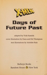 Front cover of Days of future past by Vicki Kamida
