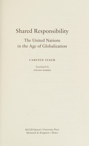 Cover of Shared Responsibility by Carsten Staur