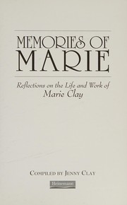 Front cover of Memories of Marie by Clay