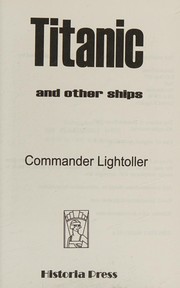 Cover of Titanic by C. H. Lightoller