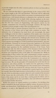 Cover of EU law by Stephen Weatherill
