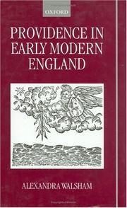 Front cover of Providence in early modern England by Alexandra Walsham