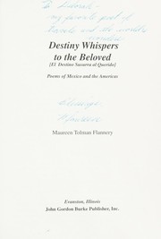 Front cover of Destiny whispers to the beloved = by Maureen Tolman Flannery