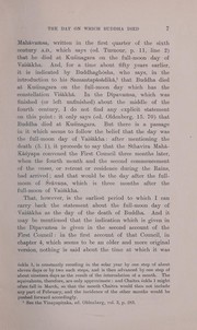 Front cover of The day on which Buddha died by John Faithful Fleet