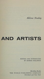 Front cover of On art and artists by Aldous Huxley