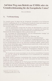Front cover of Grundrechtsschutz in Europa by Roland Bieber