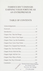 Front cover of Famous Isn't Enough by Judy Hoberman