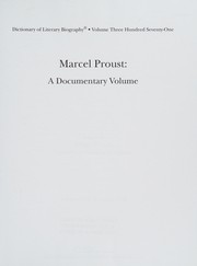Cover of Marcel Proust by Carter, William C.